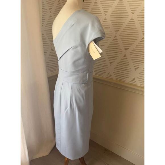 TS Couture Size 8 Medium Blue One Shoulder Cocktail Evening Party Dress NWT - Picture 4 of 6